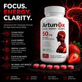 Artunox™ 3-In-1 Focus Formula | Clean Energy + Mental Clarity A GIFT FROM NATURE