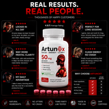 Artunox™ 3-In-1 Focus Formula | Clean Energy + Mental Clarity A GIFT FROM NATURE