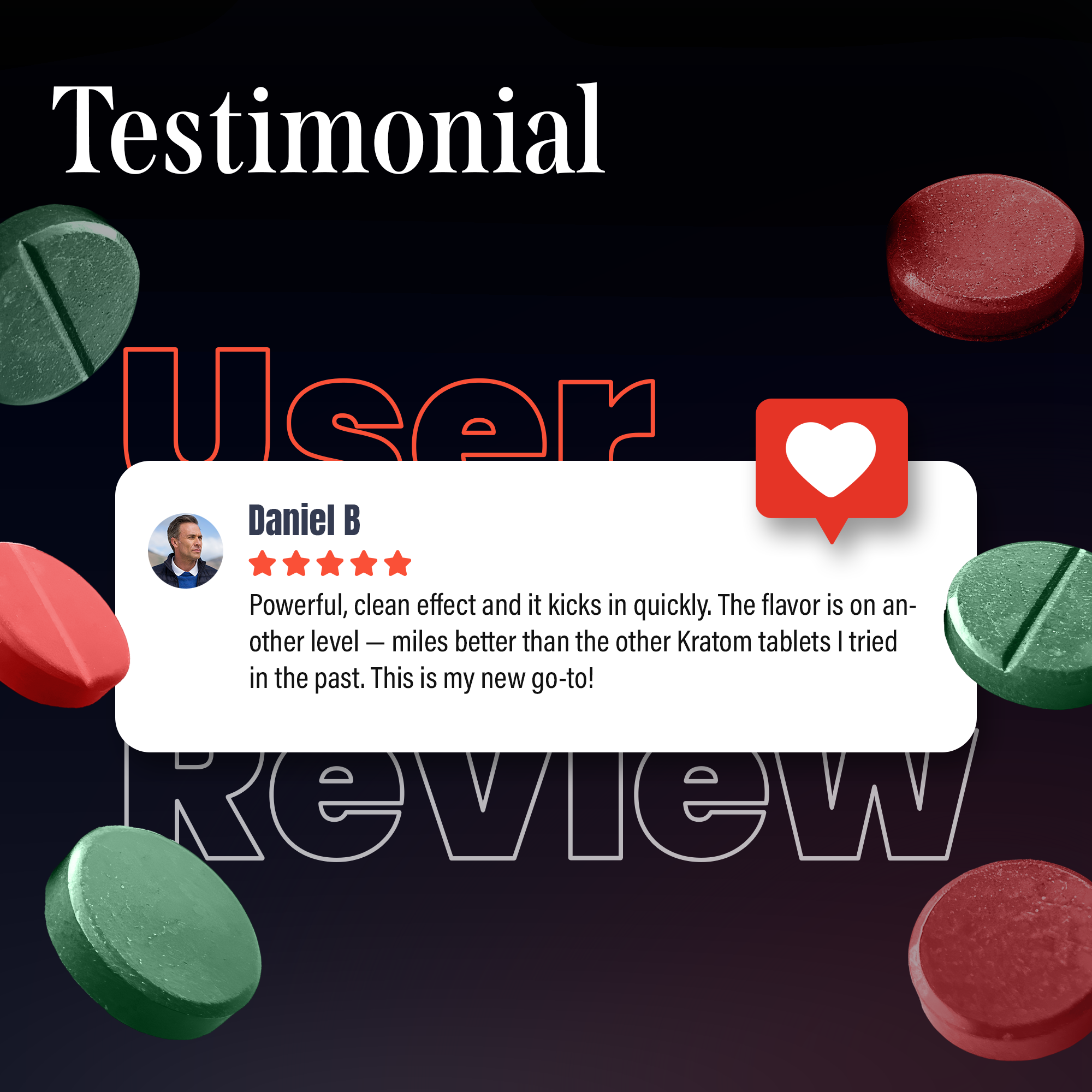 Kratom Tablets – 500mg | 5 Tablets A GIFT FROM NATURE