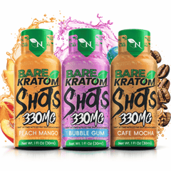 Bare Kratom Shots – 6 Bottle Pack (330mg Each) A GIFT FROM NATURE